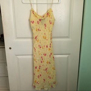 Ralph Lauren Yellow Floral Dress